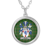 Irish Necklace Adair Coat of Arms Family Crest