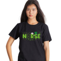 Irish Nurse Stethoscope Scrub Patricks Day Nurses