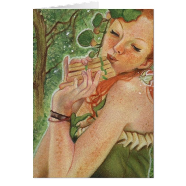 Irish Nymph Fairy Card (Front)