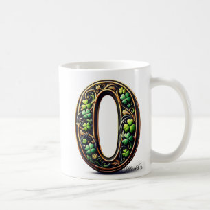 irish O Monogram Coffee Mug