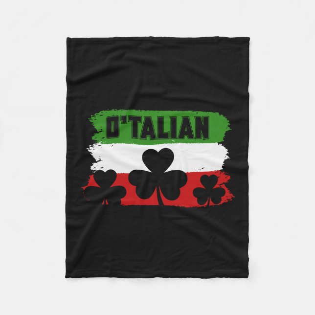 Irish O Talian Fleece Blanket (Front)