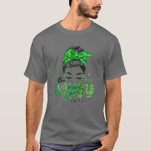 Irish One Lucky ER Nurse Leopard Shamrock St Patri T-Shirt