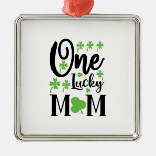 Irish One Lucky Mum Metal Tree Decoration