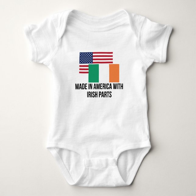 Irish Parts Baby Bodysuit (Front)