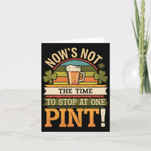 Irish Patty's Green St Paddy Funny Saint Patricks Card