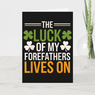 Irish Patty's Green St Paddy Funny Saint Patricks Card