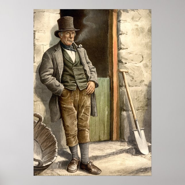 Irish Peasant Farmer Poster (Front)