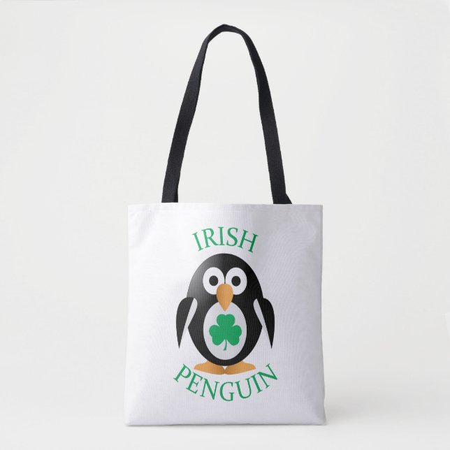 Irish penguin tote bag (Front)
