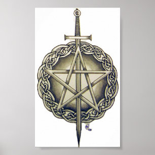 Irish Pentacle Poster
