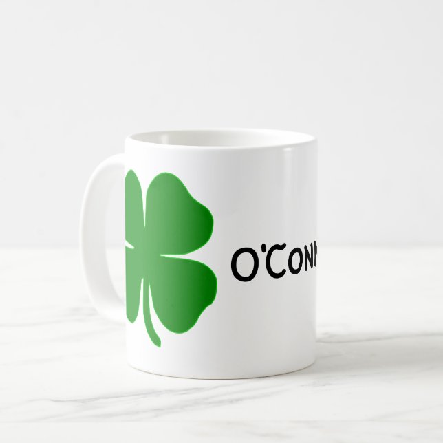 irish personalised name mug (Front Left)