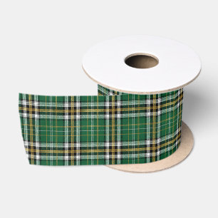 Irish Plaid Satin Ribbon