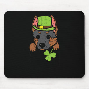 Irish Pocket German Shepherd Saint Paddys St Patri Mouse Pad