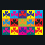 Irish Pop Art Poster<br><div class="desc">Irish Pop Art. If Irish is your hobby,  occupation,  or obsession,  show it with great Irish t-shirts,  mugs,  stickers,  and more.  They're also great gifts for other Irish fans!</div>