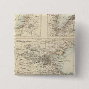 Irish Ports and Harbours 15 Cm Square Badge
