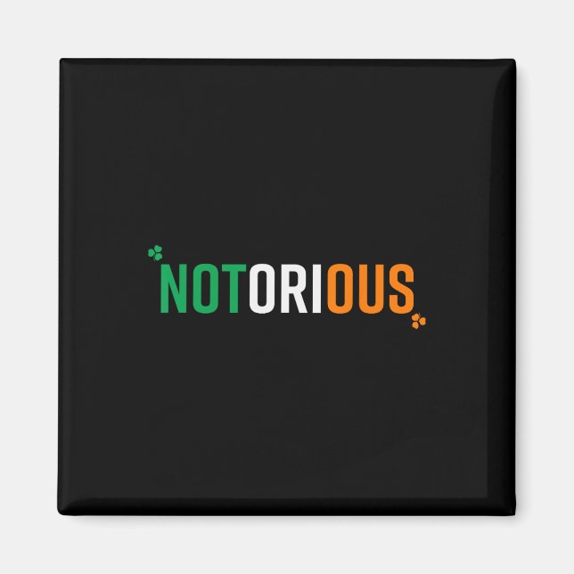 Irish Pride Boxing Mma Fighting Notorious  Magnet (Front)