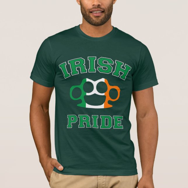 Irish Pride Brass Knuckles T-Shirt (Front)