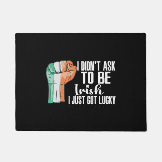 Irish Pride Ireland Flag Grown Irish Roots Irish Doormat
