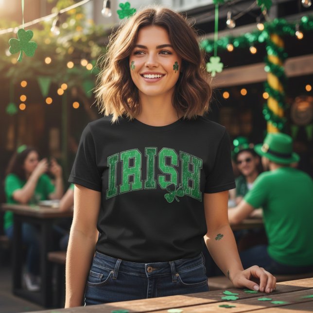 Irish Pride Retro St Patrick's Day  T-Shirt (Irish Pride Retro St Patrick's Day T-Shirt)