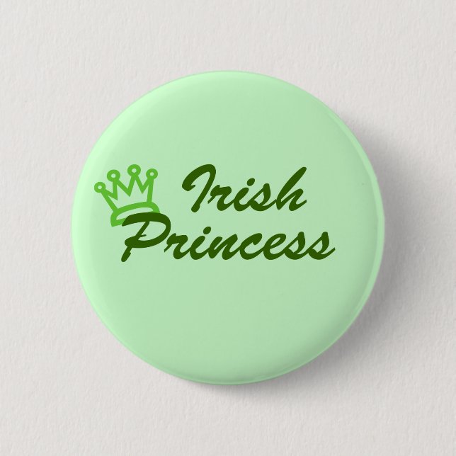 Irish Princess 6 Cm Round Badge (Front)