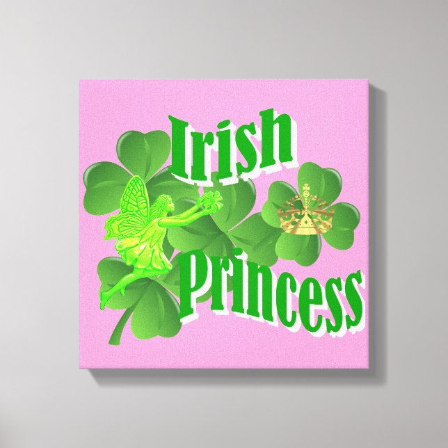 Irish princess canvas print (Front)