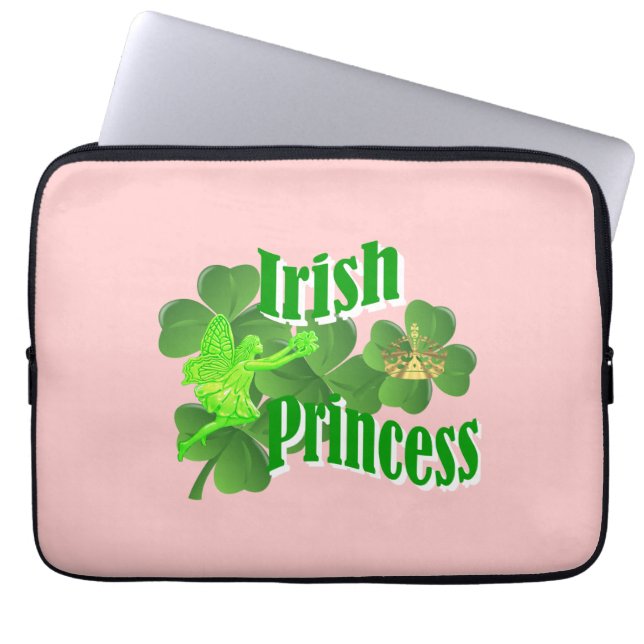 Irish princess laptop sleeve (Front)