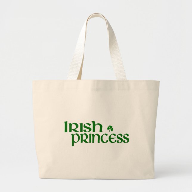 Irish Princess Large Tote Bag (Front)