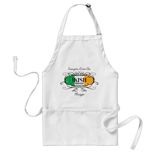 Irish Princess Personalised Apron (Front)