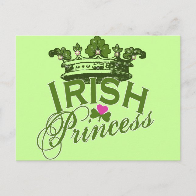 Irish Princess Postcard (Front)
