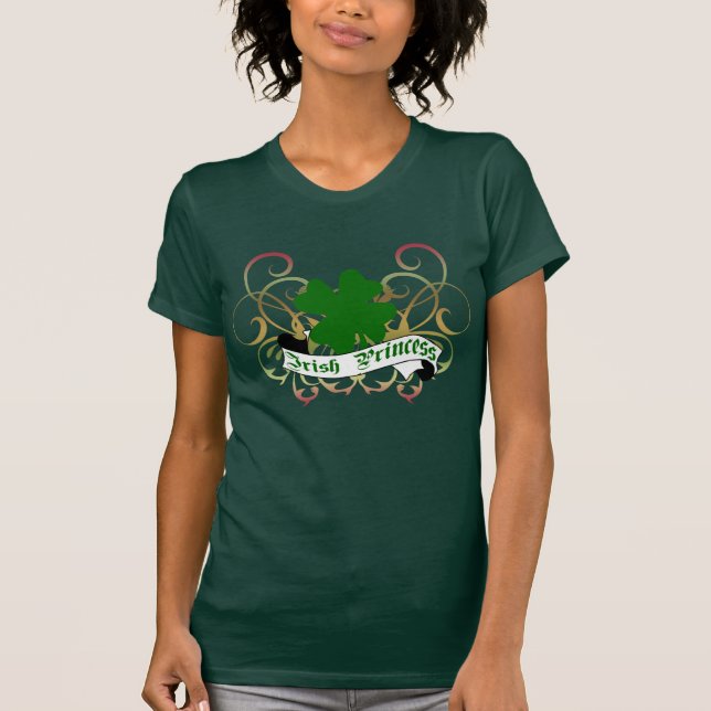 Irish Princess Shamrock T-Shirt (Front)