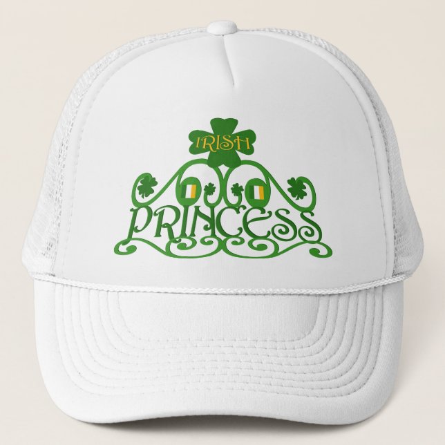 Irish Princess St. Patrick's Day Hat / Cap (Front)