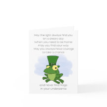 Irish Proverb Frog