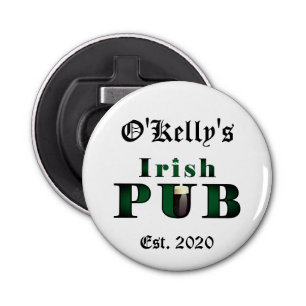 Irish Pub Bar Tavern Beer Soda Bottle Opener