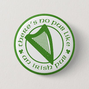 Irish Pub Harp Button