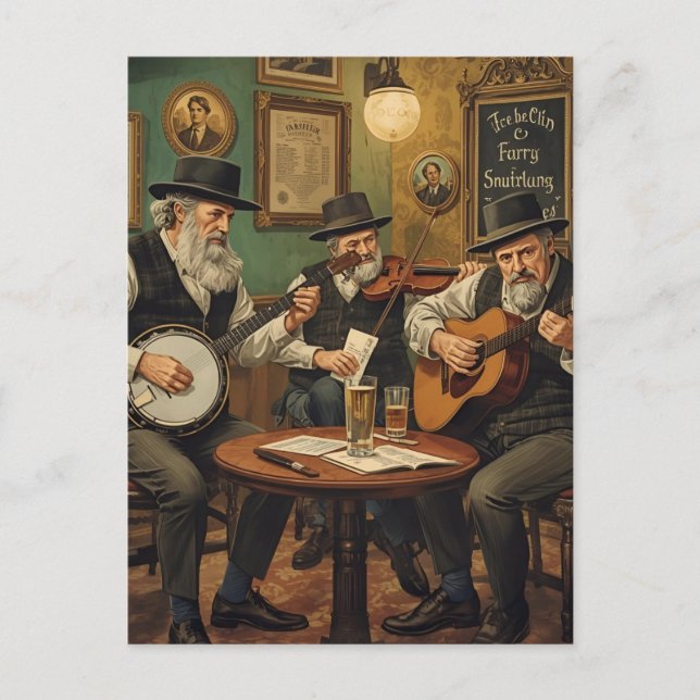 Irish Pub Postcard (Front)