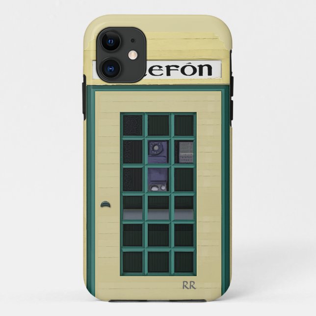Irish Public Telephone Box on iPhone 5 Case (Back)