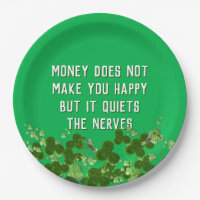 Irish Quote With Shamrocks