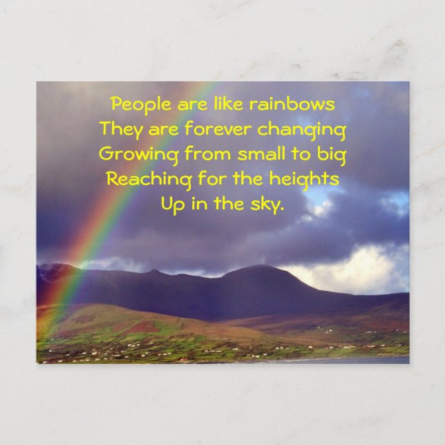 Irish Rainbow Postcard (Front)