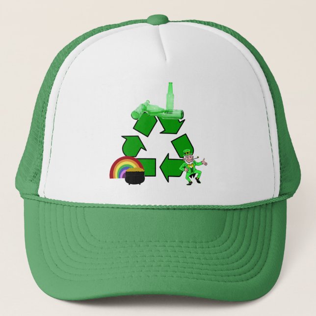 Irish recycling trucker hat (Front)