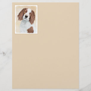 Irish Red and White Setter Painting - Original Art