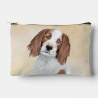 Irish Red and White Setter Painting Original Art