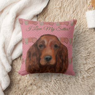 Irish Red Setter       Cushion