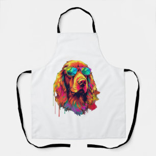 Irish Red Setter Dog Dog Breed for a Irish Red Apron