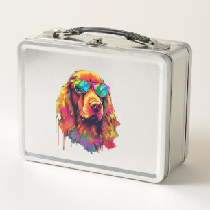 Irish Red Setter Dog Dog Breed for a Irish Red Metal Lunch Box