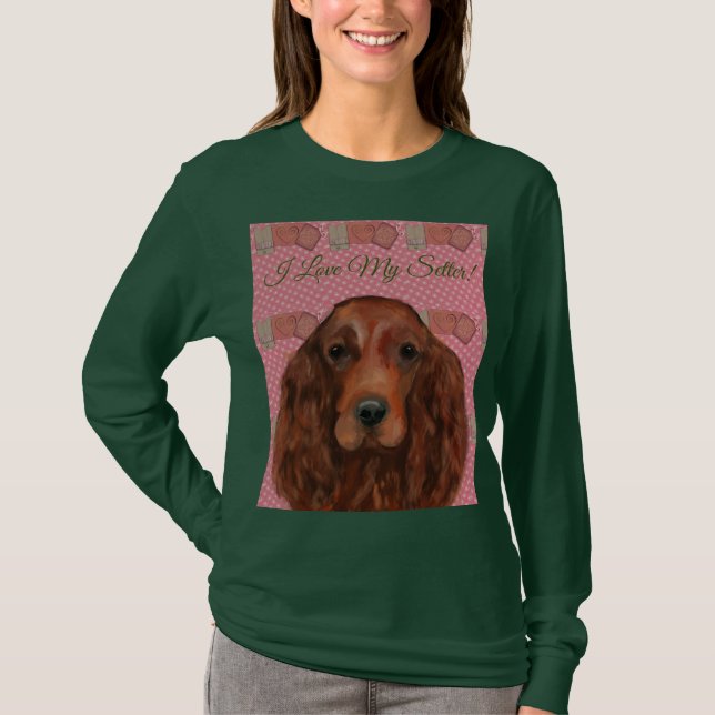Irish Red Setter       T-Shirt (Front)