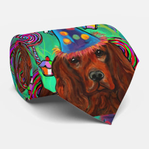 Irish Red Setter Tie