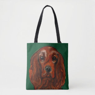 Irish Red Setter   Tote Bag