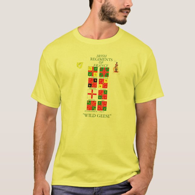 IRISH REGIMENTS OF FRANCE T-Shirt (Front)