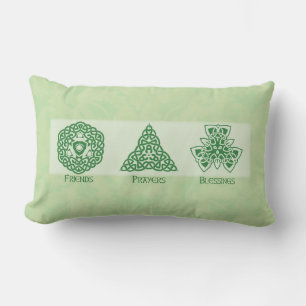 Irish Religious Friends Prayers and Blessings Lumbar Cushion
