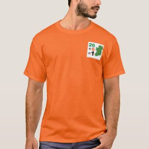 Irish Republic 26+6=1 TShirt Orange