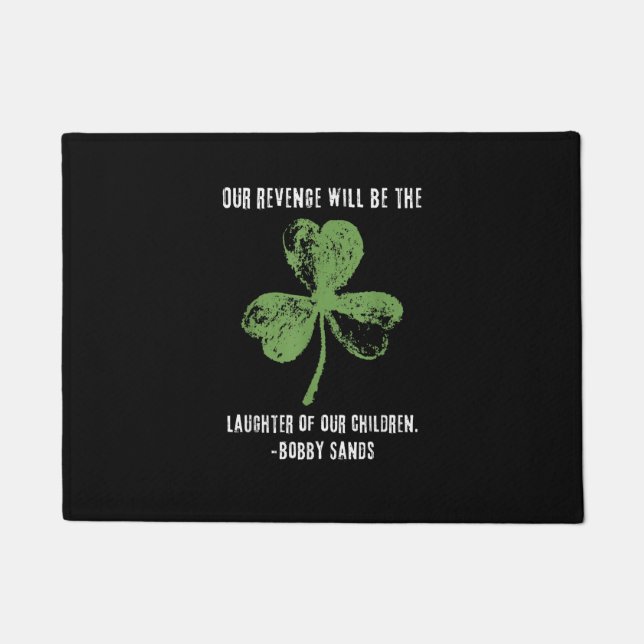 Irish Republican Bobby Sands Ireland Freedom T-Shi Doormat (Front)